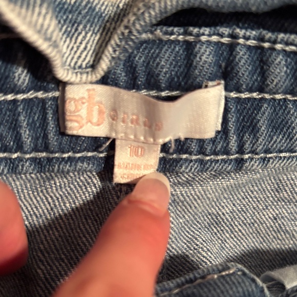 GB Girla Denim Blue Kid Shorts - Picture 2 of 3